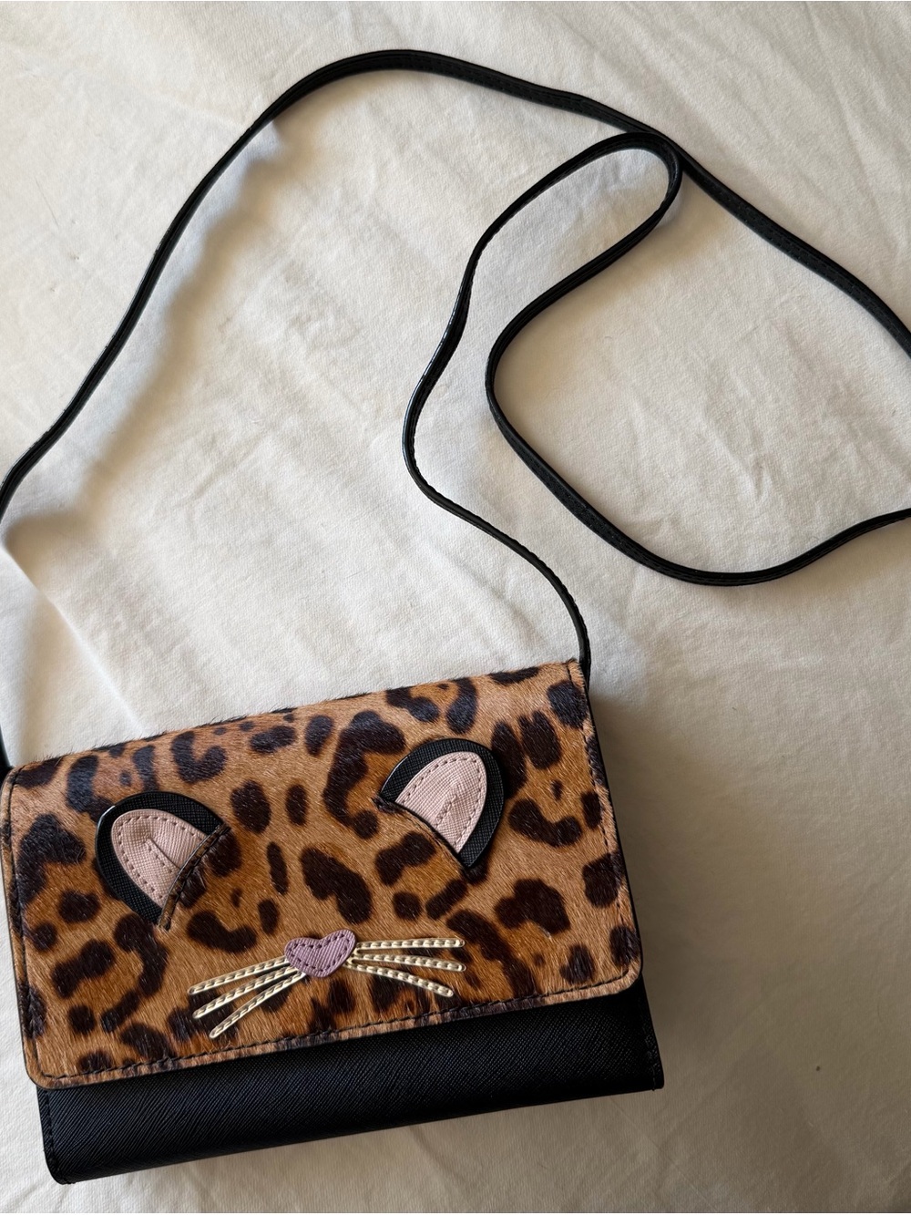 Kate Spade Run Wild Leopard Summer Phone Crossbody (Style #WLRU5029)
